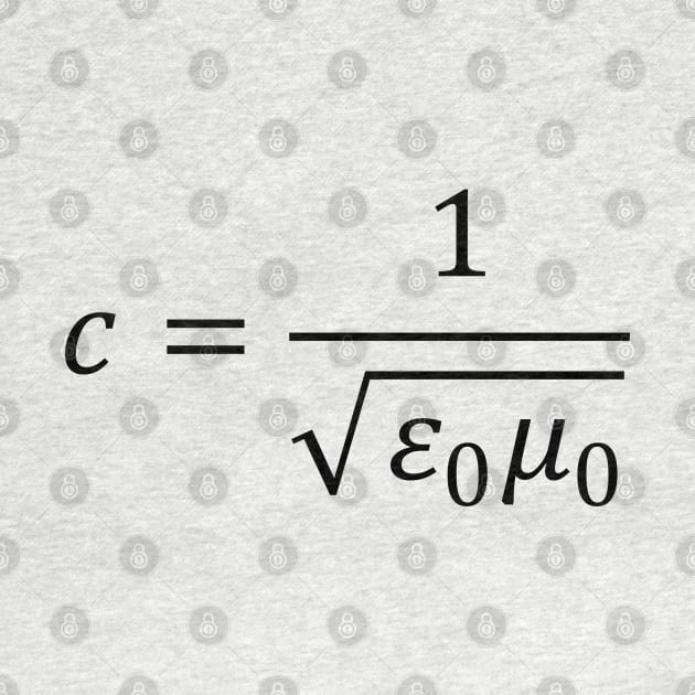 Speed Of Light Formula - Electromagnetism And Physics by ScienceCorner